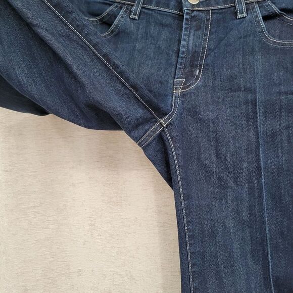 David Kahn Flared Denim Blue Jeans Dark Wash Women's Size 28 - Picture 6 of 13